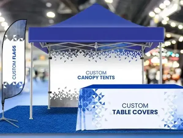 Parodinių palapinių įrengimas